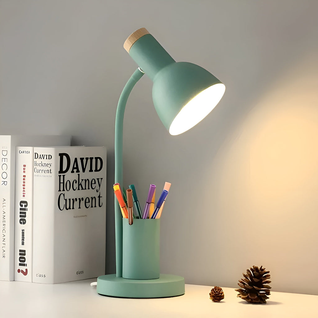 Lampada da tavolo LED con portapenne – Elegante e Pratica | Ordine sulla scrivania