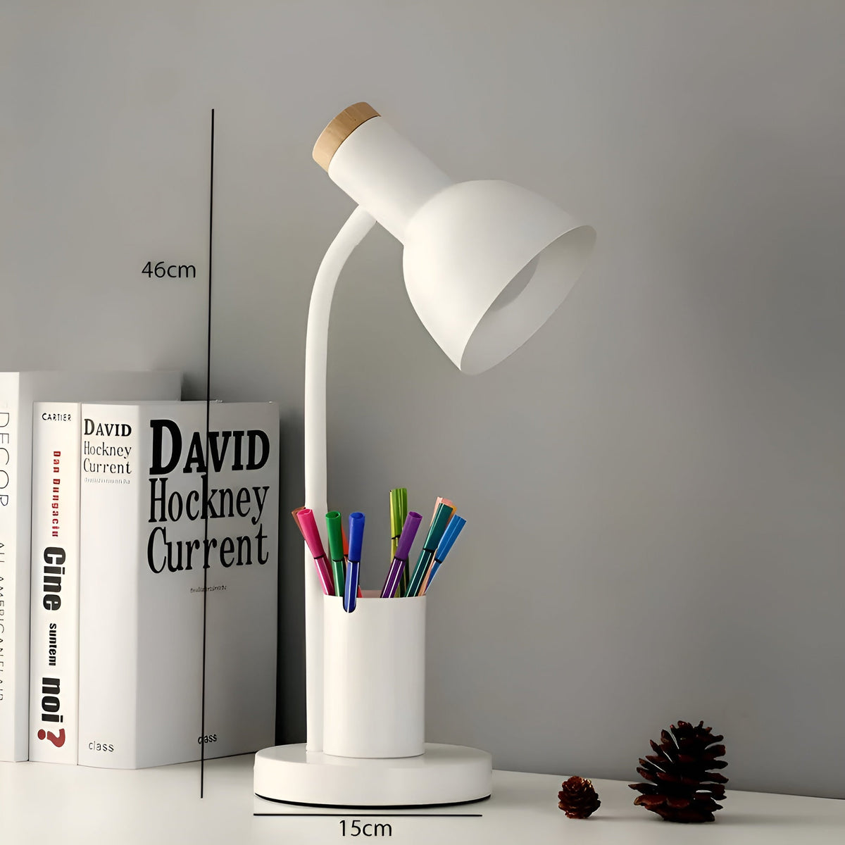Lampada da tavolo LED con portapenne – Elegante e Pratica | Ordine sulla scrivania