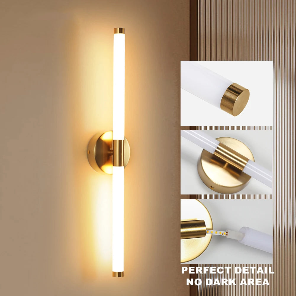 Applique da Parete a LED Lampada Sconces Doppio Paralume Illuminazione Su Giù