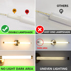 Applique da Parete a LED Lampada Sconces Doppio Paralume Illuminazione Su Giù