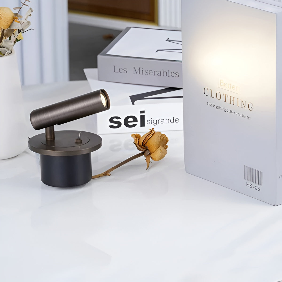 Lampada da lettura per camera da letto – Luce chiara, senza abbagliamento | Perfetta per la notte e il divano