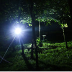 Lampada Frontale LED Ricaricabile e Impermeabile con Funzione Zoom per Attività Outdoor