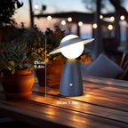 LightBeam Lampada - Stazione di Ricarica Portatile Senza Fili Lampada da Tavolo per Casa