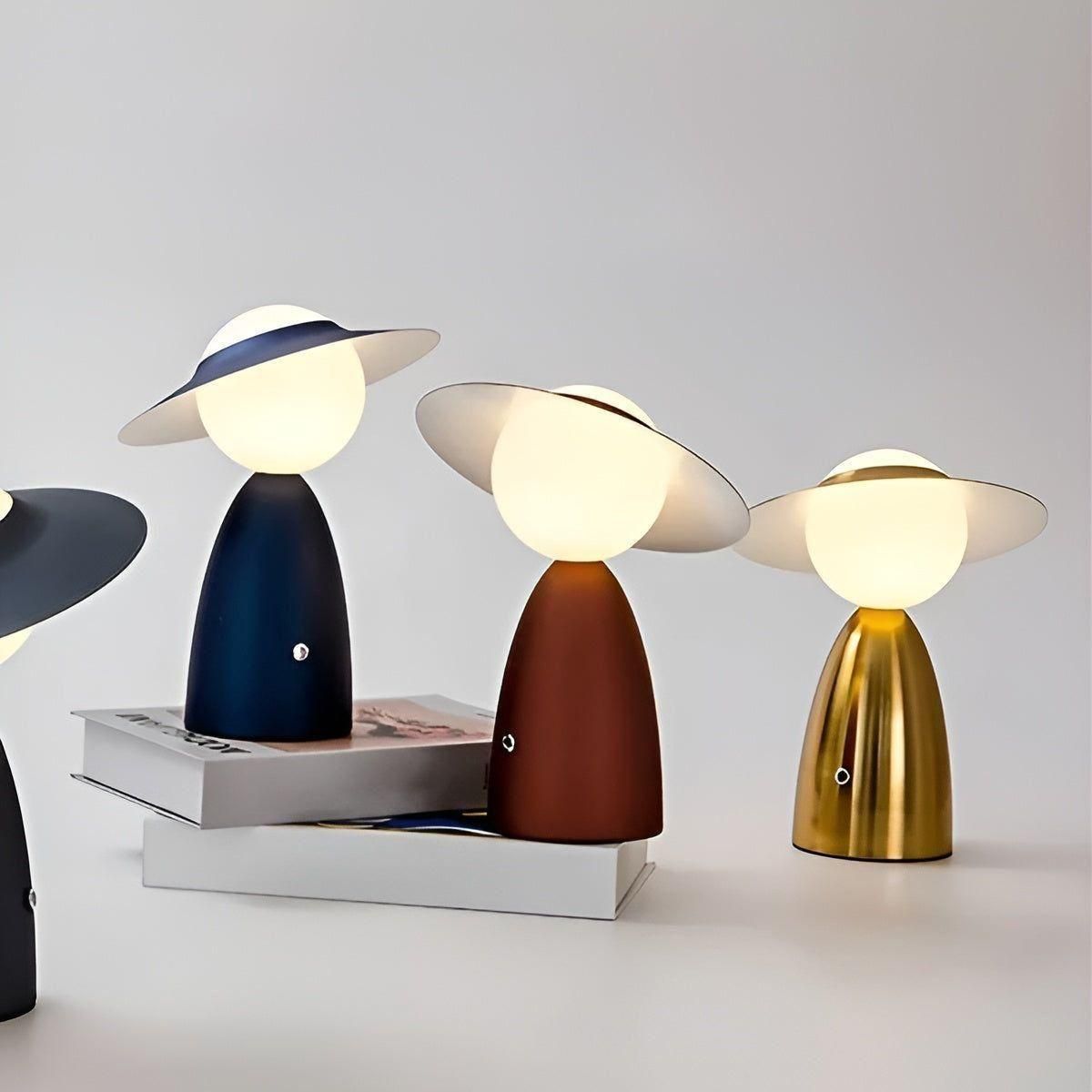 LightBeam Lampada - Stazione di Ricarica Portatile Senza Fili Lampada da Tavolo per Casa