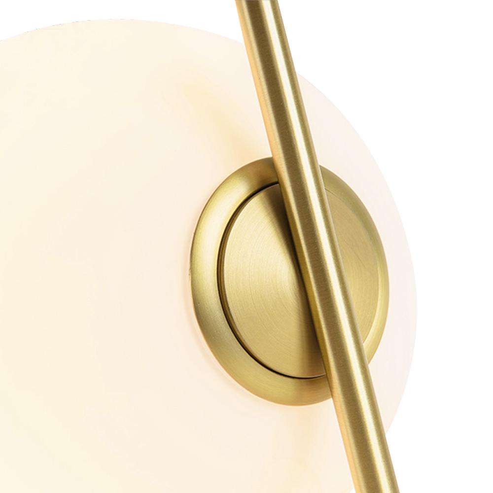 Lampada a sospensione in vetro opalino Blikuva Modern Globe
