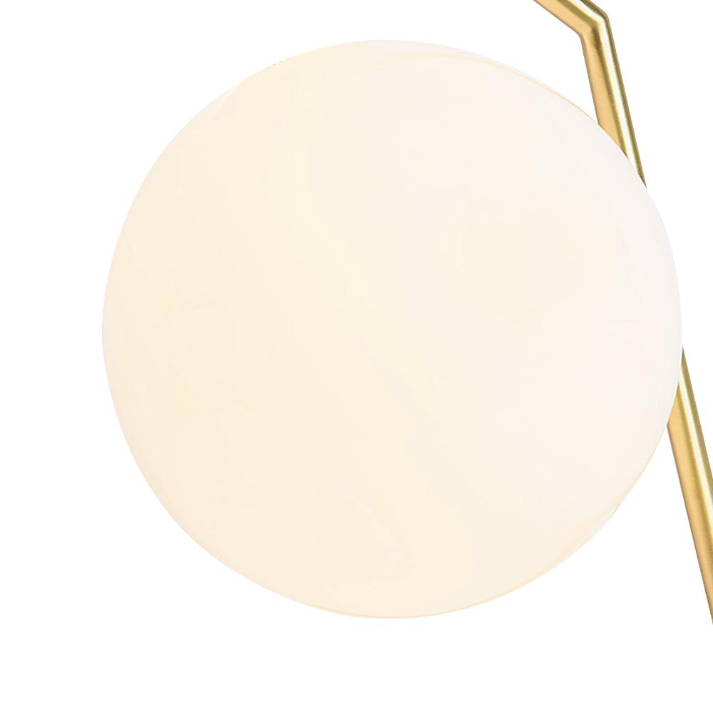 Lampada a sospensione in vetro opalino Blikuva Modern Globe