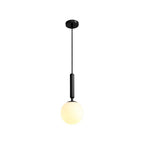 Lampada a sospensione in vetro minimalista Ljoma in stile mid-century