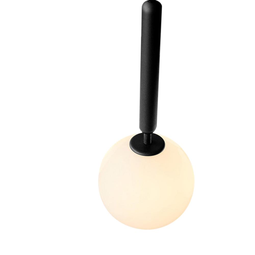 Lampada a sospensione in vetro minimalista Ljoma in stile mid-century