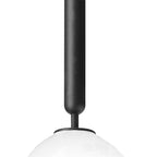 Lampada a sospensione in vetro minimalista Ljoma in stile mid-century