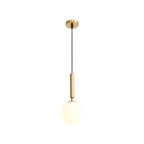 Lampada a sospensione in vetro minimalista Ljoma in stile mid-century