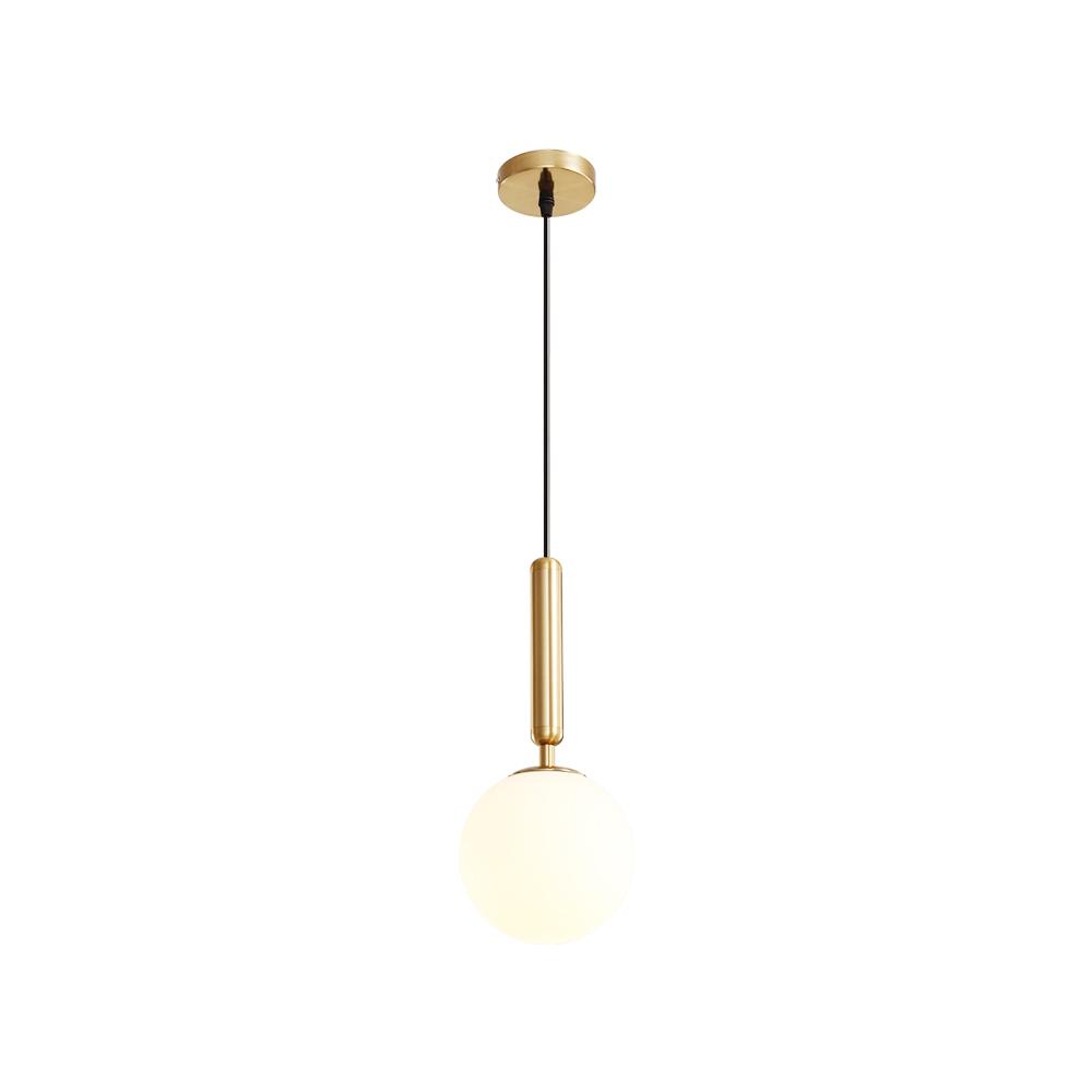 Lampada a sospensione in vetro minimalista Ljoma in stile mid-century