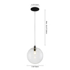 Lampada a sospensione in vetro minimalista Dvalinn