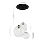 Lampada a sospensione in vetro minimalista Dvalinn