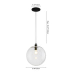Lampada a sospensione in vetro minimalista Dvalinn