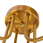 Qvistunix Moderno Industriale Sputnik Luce Semi Flush