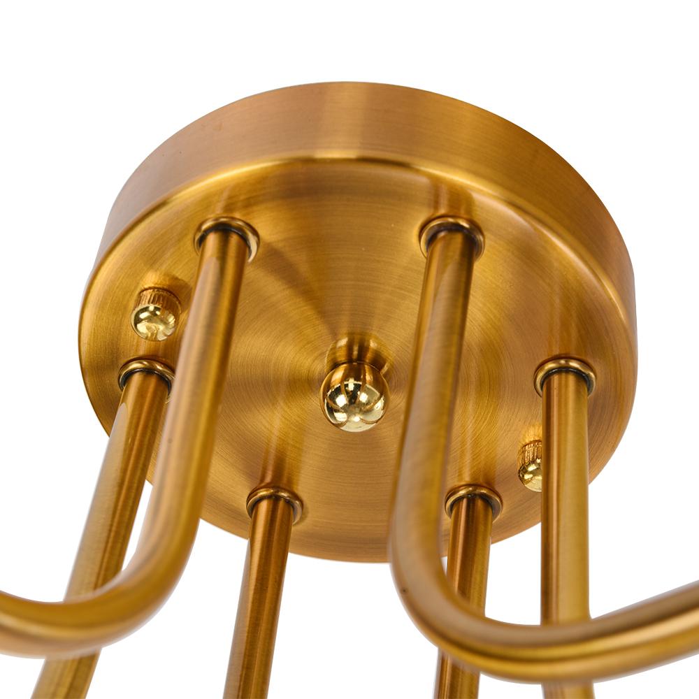 Qvistunix Moderno Industriale Sputnik Luce Semi Flush