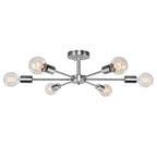 Xyla Moderno Semi Flush Light Sputnik di metà secolo