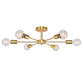 Xyla Moderno Semi Flush Light Sputnik di metà secolo