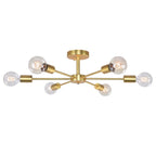 Xyla Moderno Semi Flush Light Sputnik di metà secolo