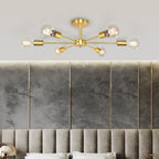 Xyla Moderno Semi Flush Light Sputnik di metà secolo