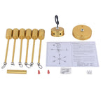 Xyla Moderno Semi Flush Light Sputnik di metà secolo