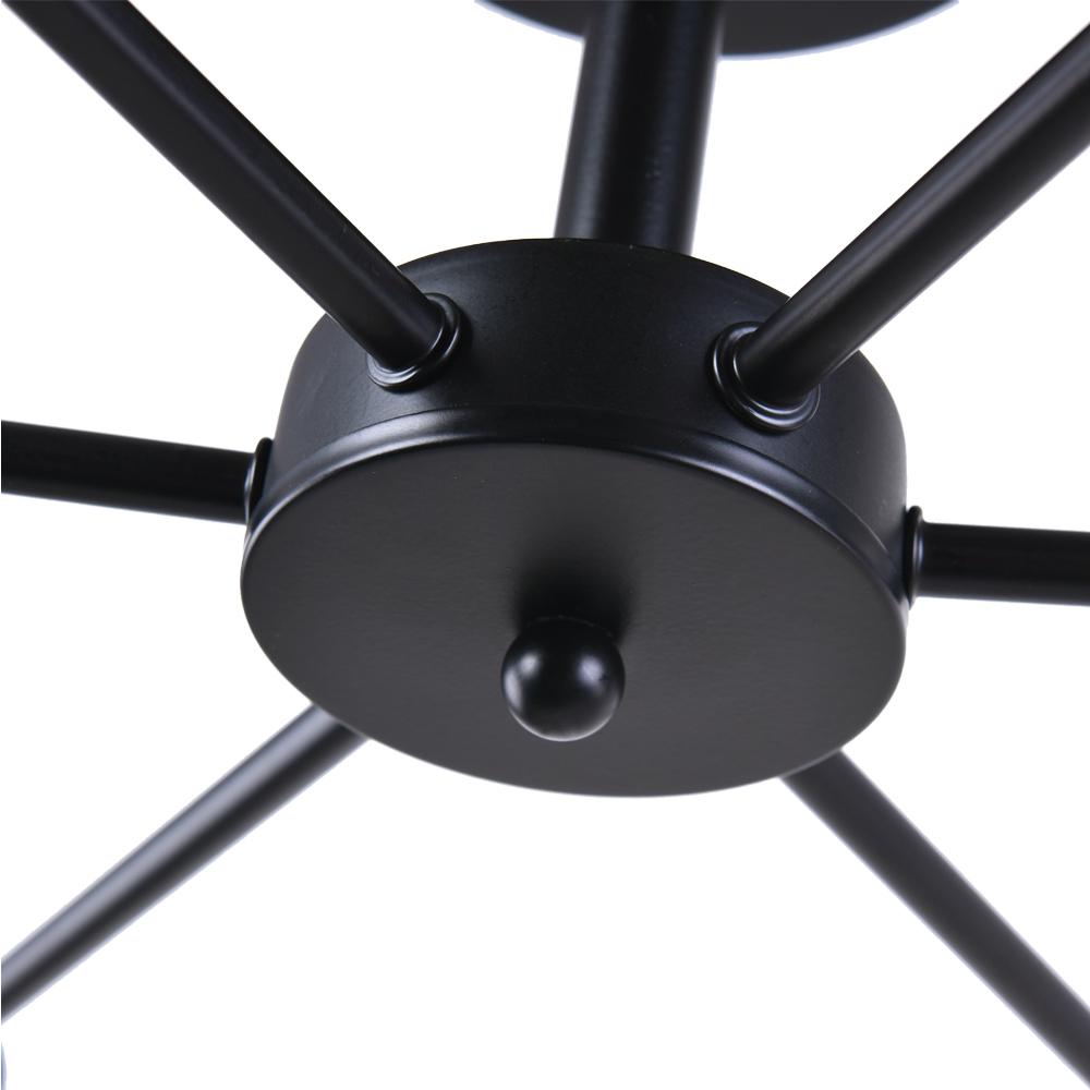 Xyla Moderno Semi Flush Light Sputnik di metà secolo