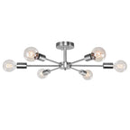 Xyla Moderno Semi Flush Light Sputnik di metà secolo