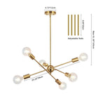 Lampadario Sputnik Moderno Varde