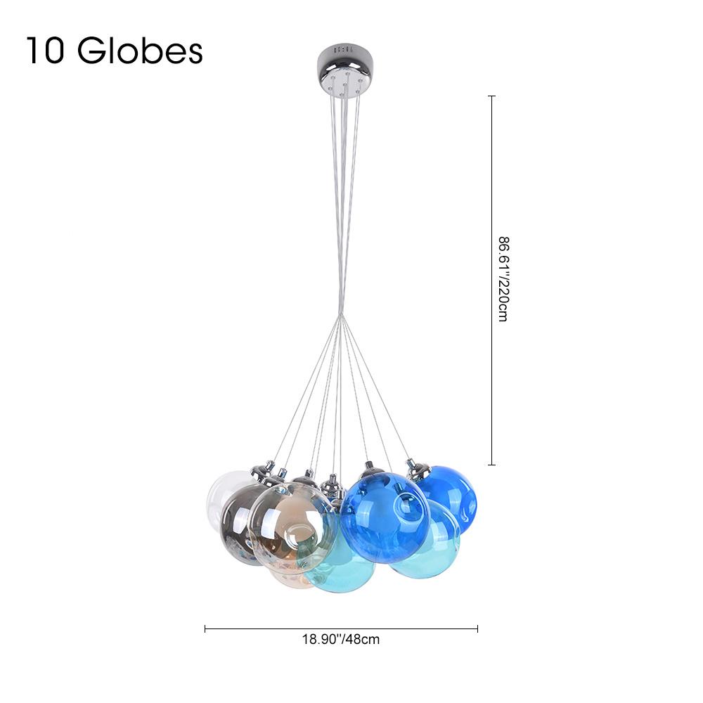Lampadario in Vetro Multi-Colore Wægnuli Unico