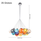 Lampadario in Vetro Multi-Colore Wægnuli Unico