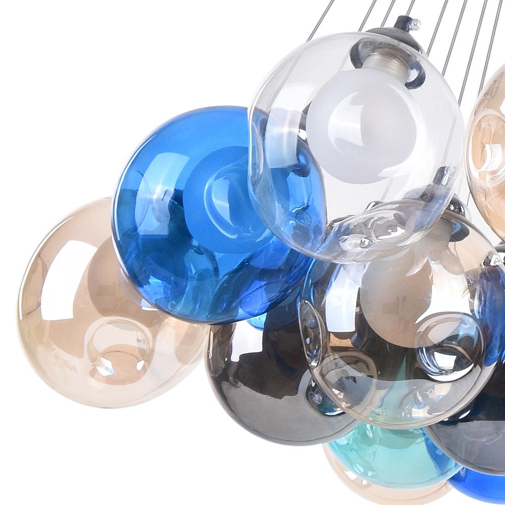 Lampadario in Vetro Multi-Colore Wægnuli Unico
