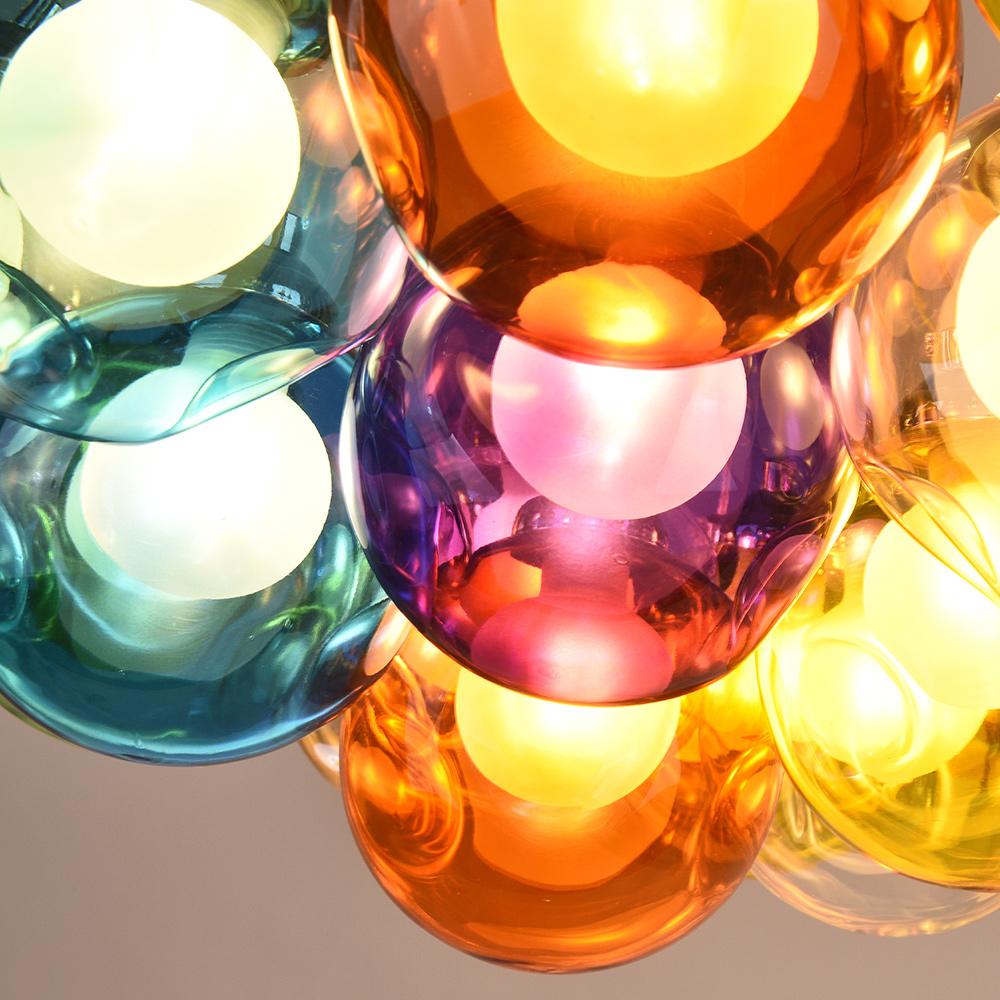 Lampadario in Vetro Multi-Colore Wægnuli Unico