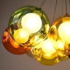 Lampadario in Vetro Multi-Colore Wægnuli Unico