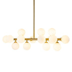 Lampadario in Vetro Lineare Moderno Iris