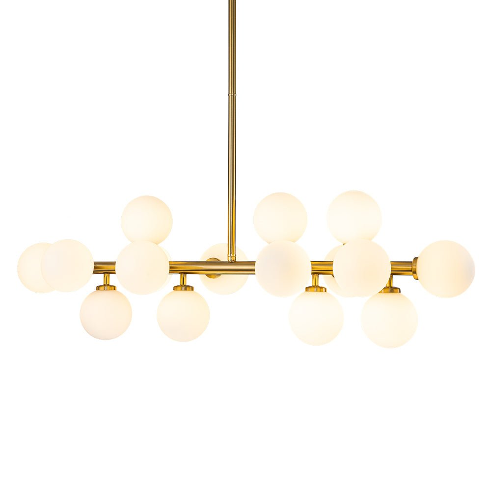 Lampadario in Vetro Lineare Moderno Iris