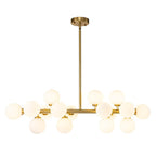 Lampadario in Vetro Lineare Moderno Iris