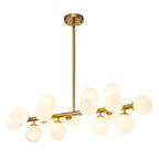 Lampadario in Vetro Lineare Moderno Iris