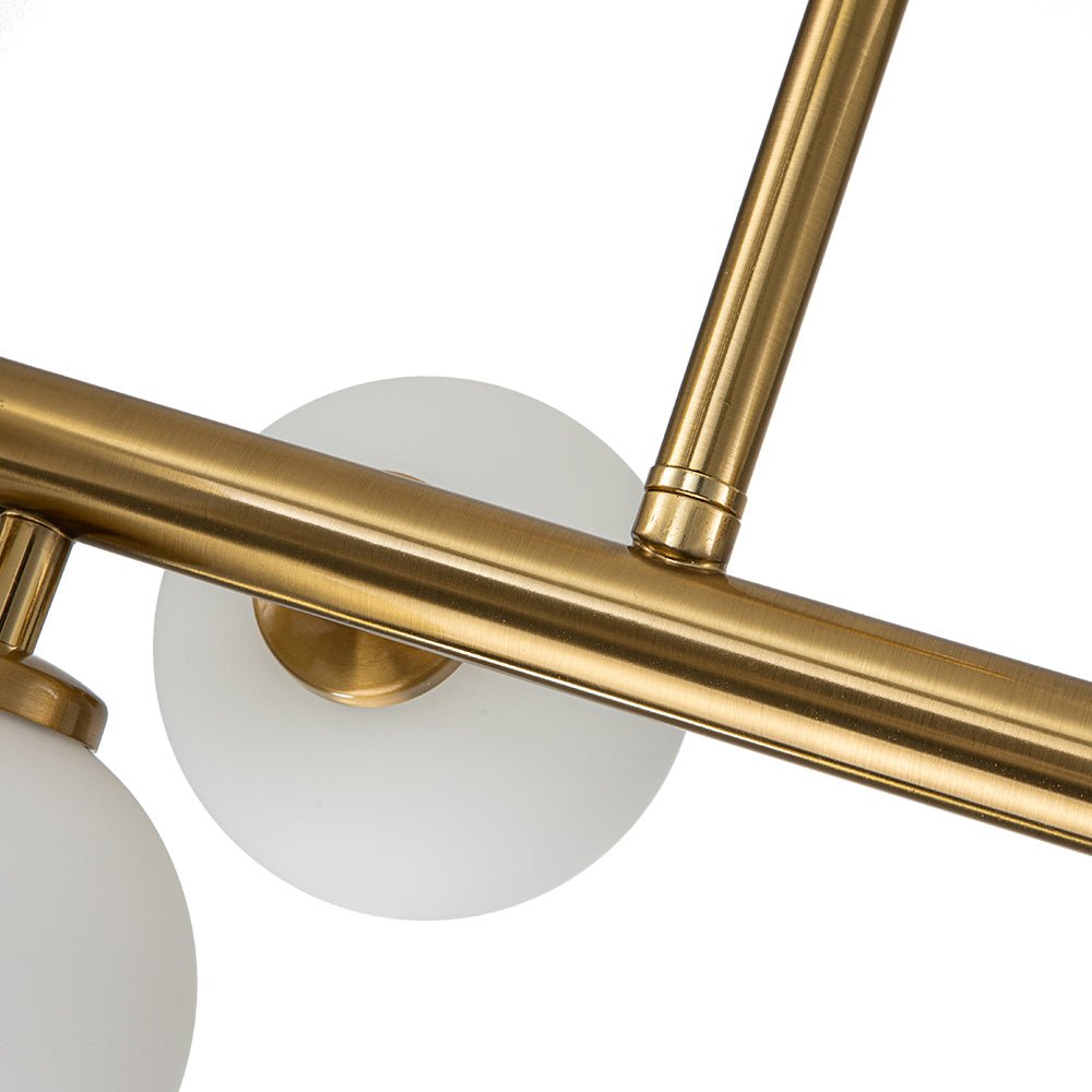 Lampadario in Vetro Lineare Moderno Iris