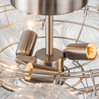 Brillia Moderno Lampadario a Bolle in Vetro Semi Flush