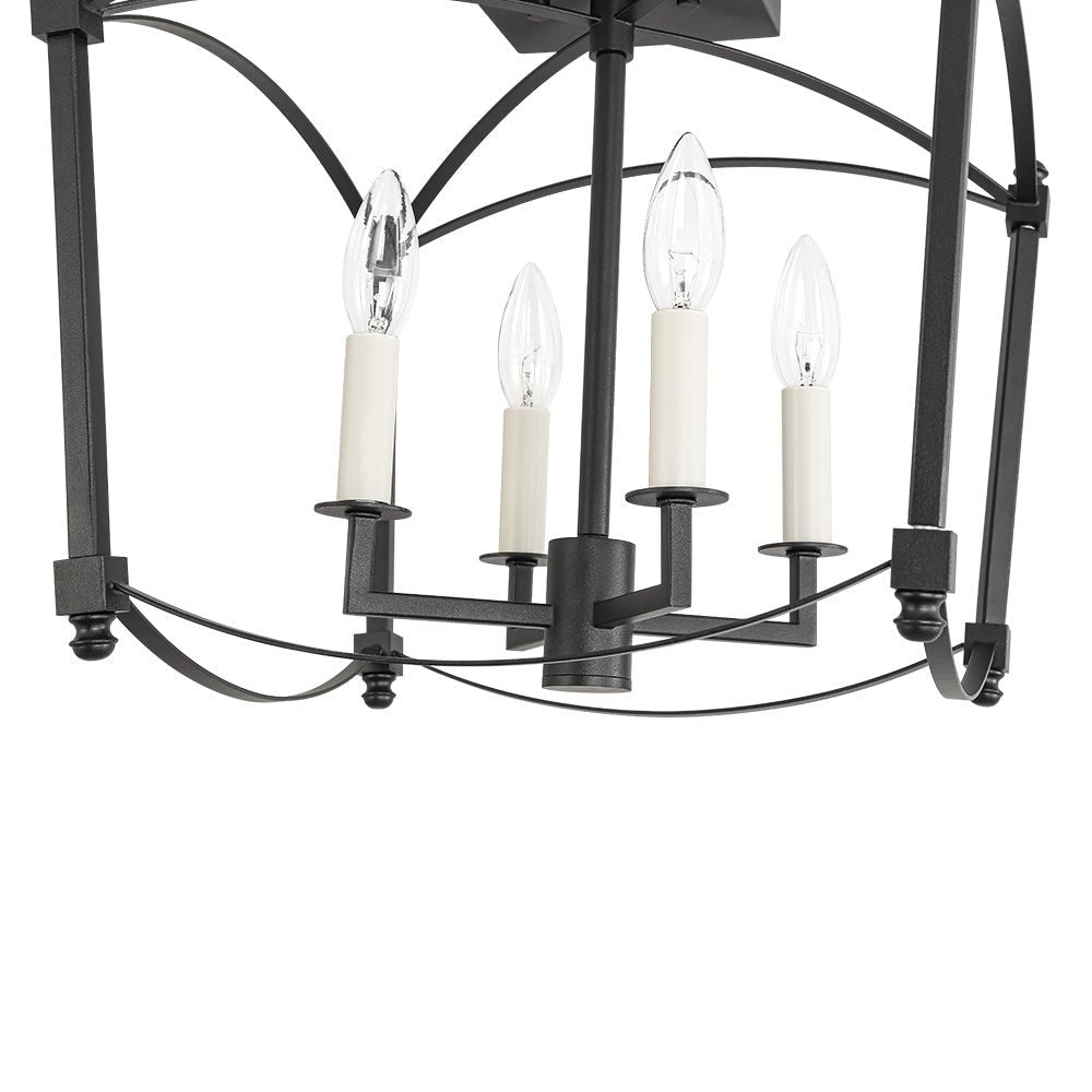 Luston Stile Antico Candelabro Luce da Soffitto Semi Flush