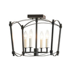 Luston Stile Antico Candelabro Luce da Soffitto Semi Flush