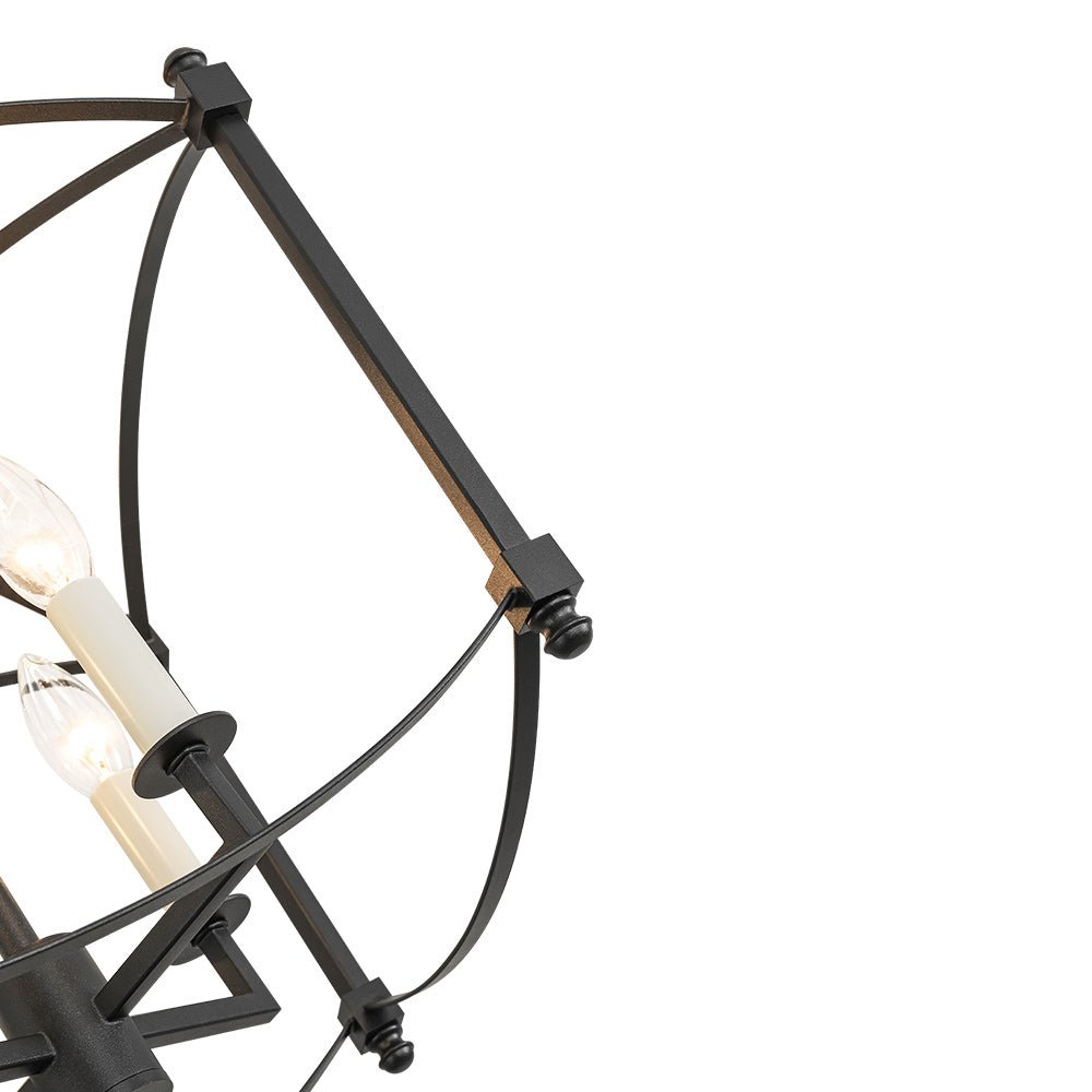 Luston Stile Antico Candelabro Luce da Soffitto Semi Flush