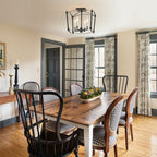 Luston Stile Antico Candelabro Luce da Soffitto Semi Flush