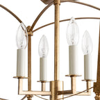 Luston Stile Antico Candelabro Luce da Soffitto Semi Flush