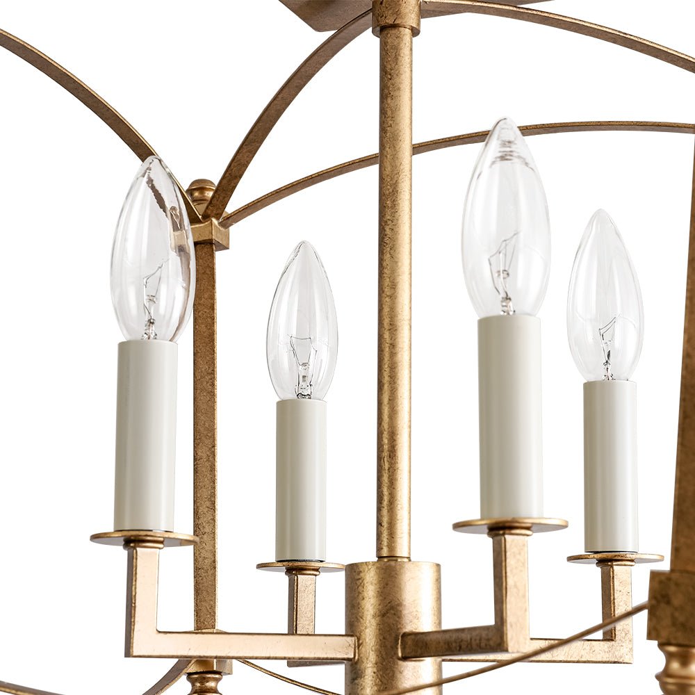 Luston Stile Antico Candelabro Luce da Soffitto Semi Flush