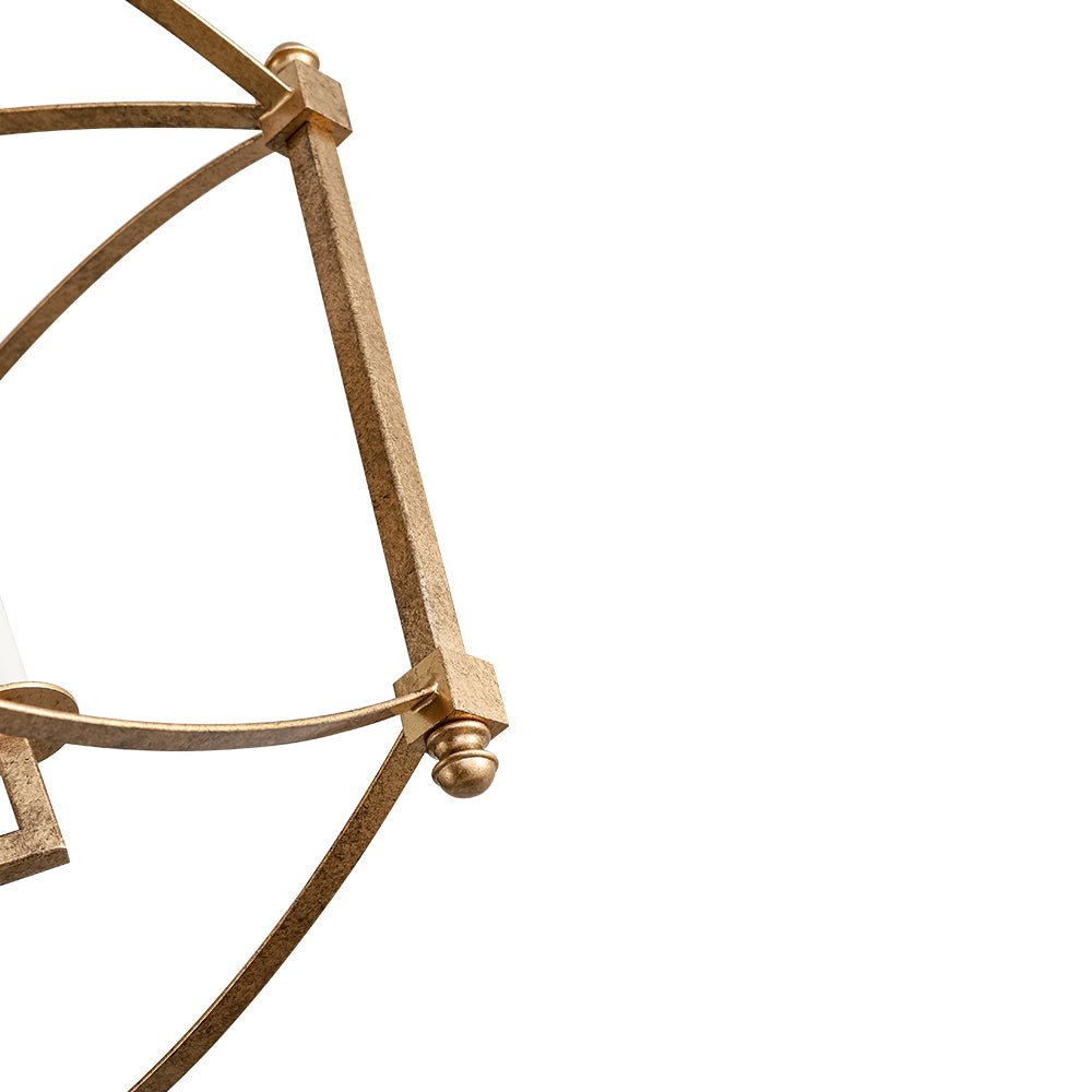 Luston Stile Antico Candelabro Luce da Soffitto Semi Flush