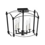 Luston Stile Antico Candelabro Luce da Soffitto Semi Flush