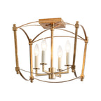 Luston Stile Antico Candelabro Luce da Soffitto Semi Flush