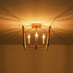 Luston Stile Antico Candelabro Luce da Soffitto Semi Flush