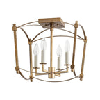 Luston Stile Antico Candelabro Luce da Soffitto Semi Flush